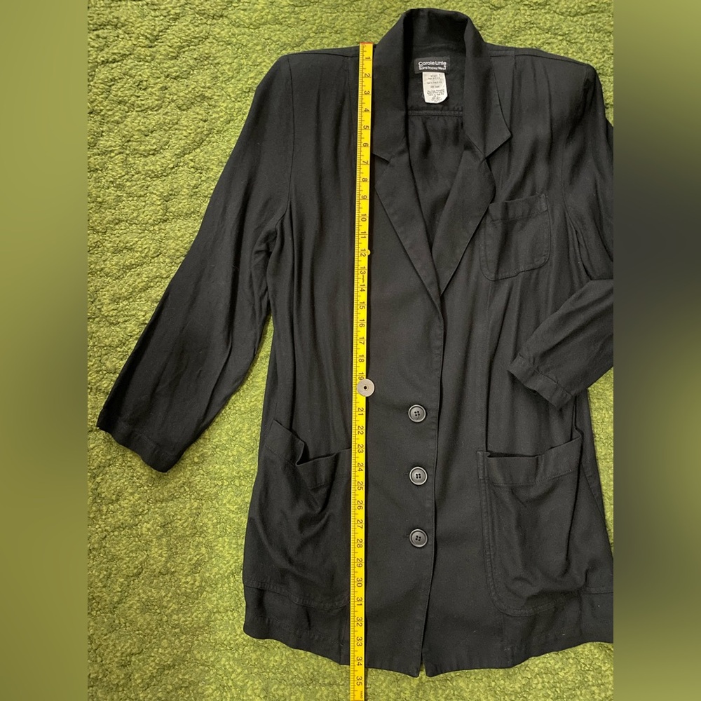 Vintage Carole Little Long-Line Blazer - Picture 7 of 9